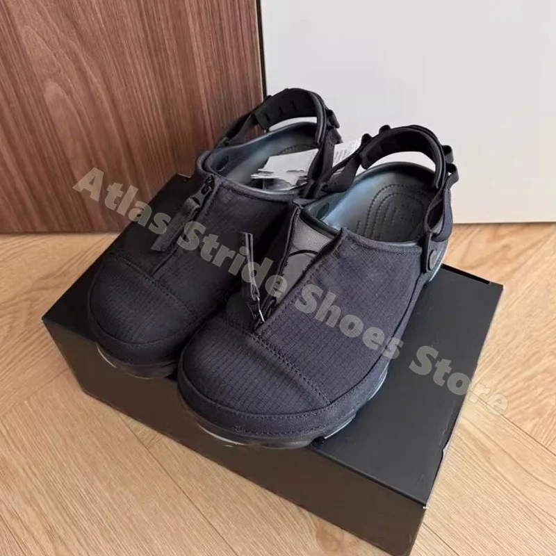 Unisex Dark Fabric Clog Sandals Zipper Closure Heel Strap Lightweight Anti-Skid Breathable Quick-Dry Casual Daily Outdoor Shoes
Unisex Dark Fabric Clog Sandals Zipper Closure Heel Strap Lightweight Anti-Skid Breathable Quick-Dry Casual Daily Outdoor Shoes