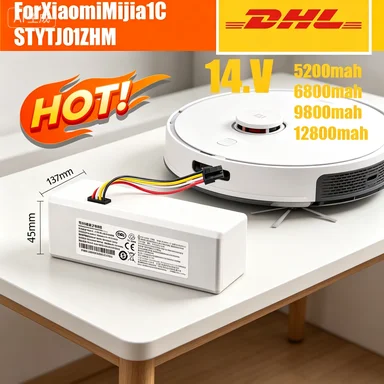 Diwiter 100% Robot Battery 1C for Xiaomi Mijia Mi Vacuum Cleaner Sweeping Mopping Robot Replacement Battery G1
Diwiter 100% Robot Battery 1C for Xiaomi Mijia Mi Vacuum Cleaner Sweeping Mopping Robot Replacement Battery G1
