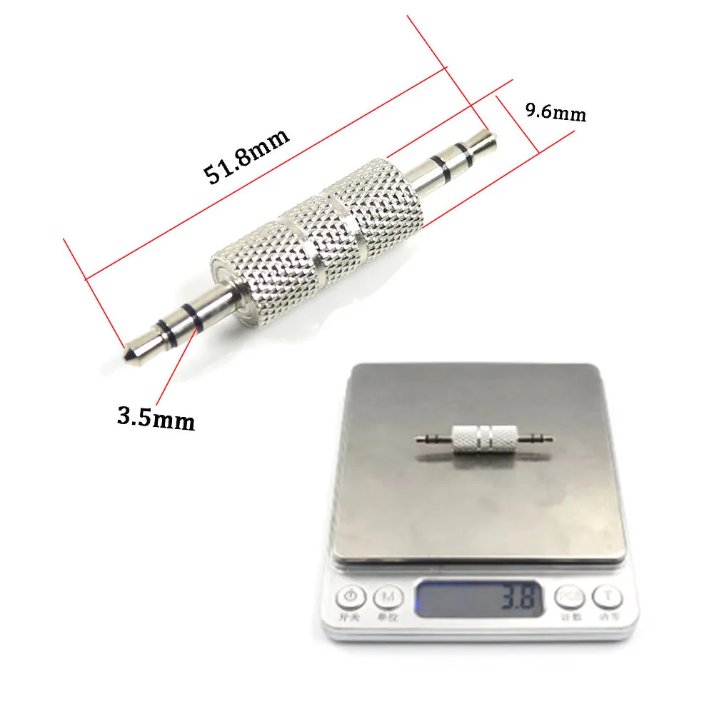 3.5mm Male to Male Stereo Audio Adapter 3.5 Jack Headphone Coupler Bluetooth Car Audio AUX Connector
3.5mm Male to Male Stereo Audio Adapter 3.5 Jack Headphone Coupler Bluetooth Car Audio AUX Connector