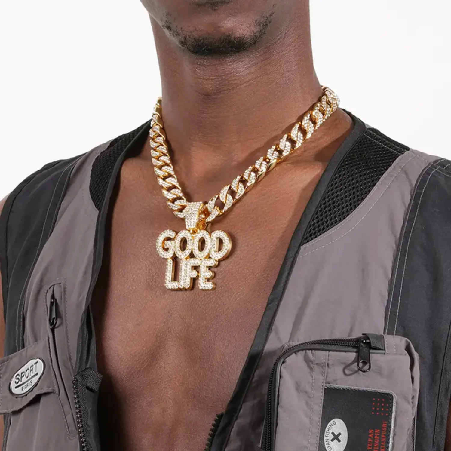 Goodlife Cuban Chain Pendant Necklace - Stylish and Timeless Jewelry for Men and Women
Goodlife Cuban Chain Pendant Necklace - Stylish and Timeless Jewelry for Men and Women