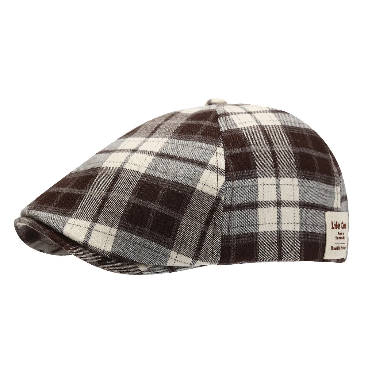 Autumn Newsboy Caps for Women Checkered Octagonal Hat Beret Hat British Flat Cap
Autumn Newsboy Caps for Women Checkered Octagonal Hat Beret Hat British Flat Cap