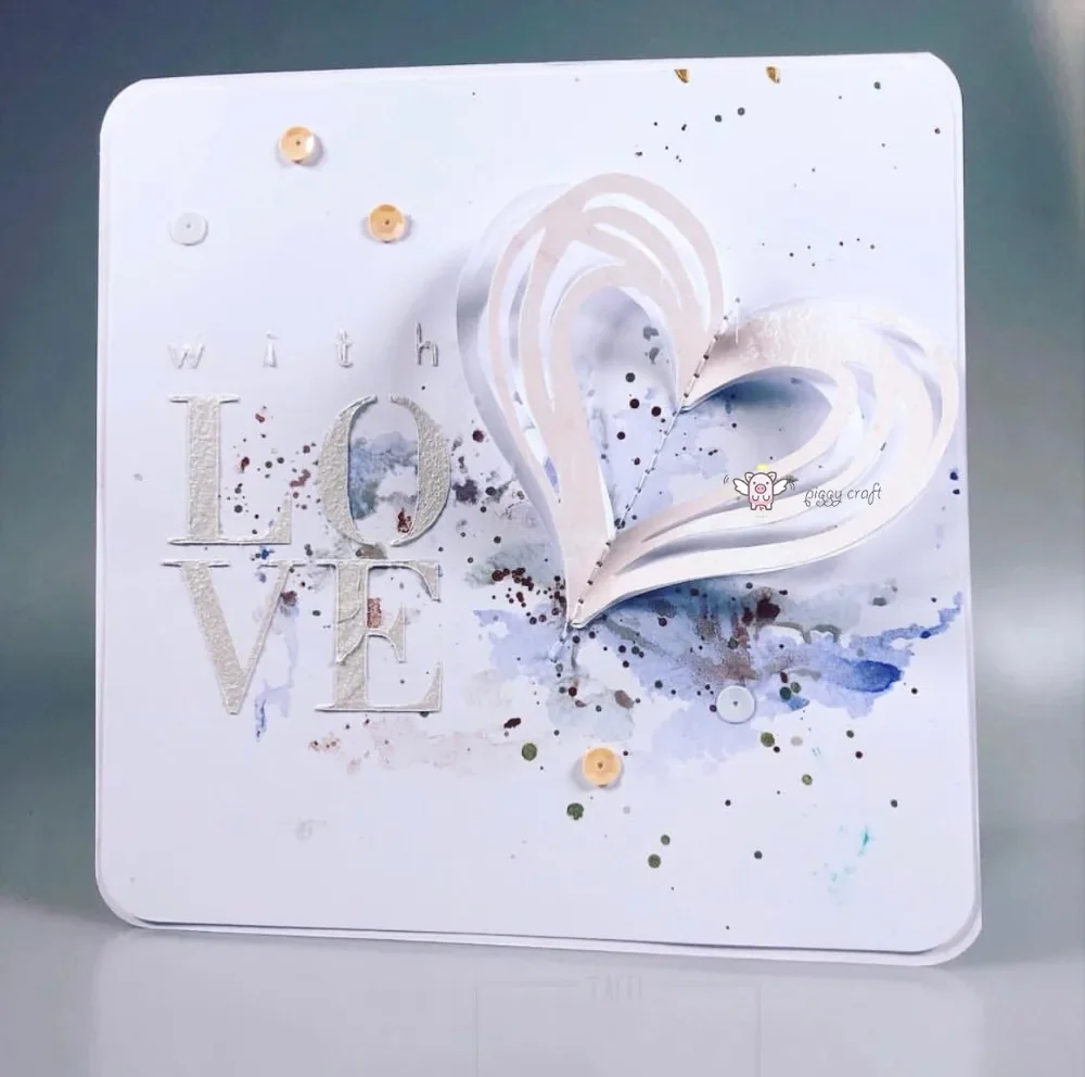 PP Craft metal cutting dies cut die mold Heart card decoration Scrapbook paper craft knife mould blade punch stencils dies
PP Craft metal cutting dies cut die mold Heart card decoration Scrapbook paper craft knife mould blade punch stencils dies