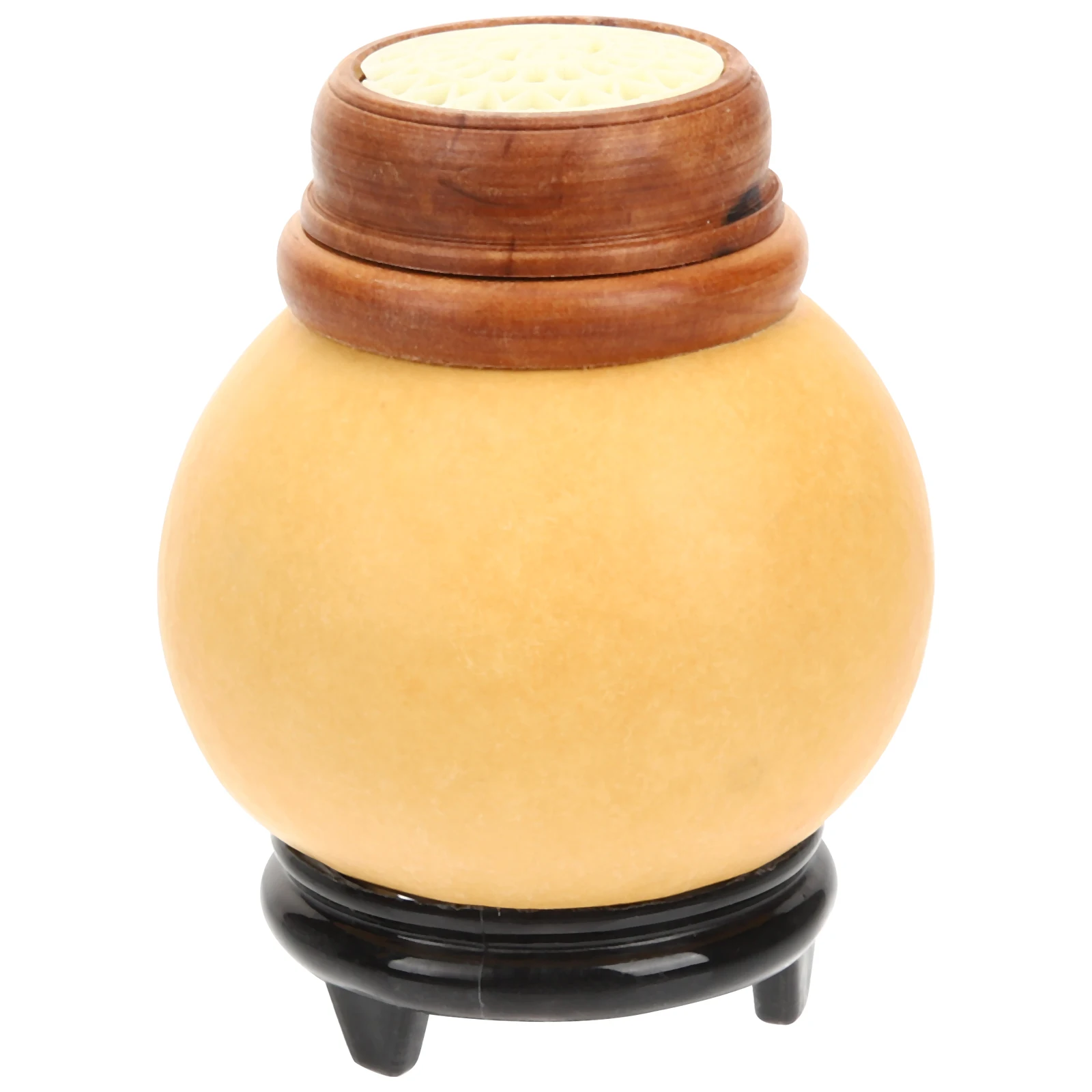 Wooden Storage Jar Gourd Canister Smooth Surface Easy Clean Flower Jewelry Collection Container Sealing Dust Proof
Wooden Storage Jar Gourd Canister Smooth Surface Easy Clean Flower Jewelry Collection Container Sealing Dust Proof