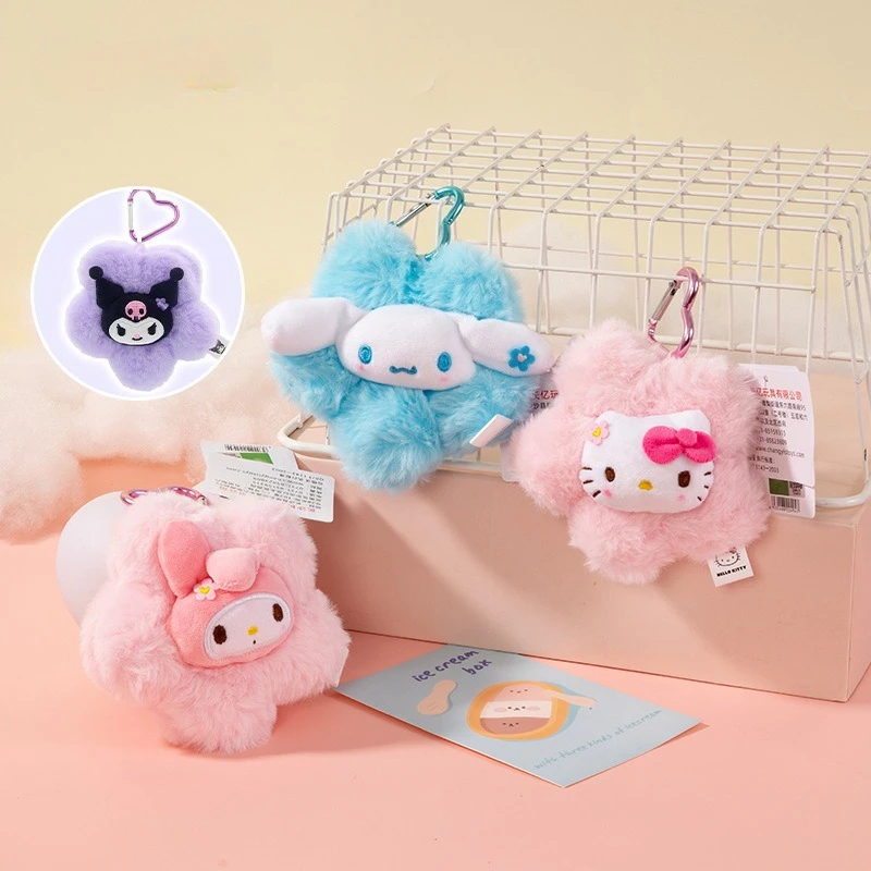 Sanrio Hello Kitty плюшевый кулон цветок Kawaii Melody Cinnamoroll Kuromi кулон кукла брелок подарок для девочки детская игрушка
Sanrio Hello Kitty плюшевый кулон цветок Kawaii Melody Cinnamoroll Kuromi кулон кукла брелок подарок для девочки детская игрушка