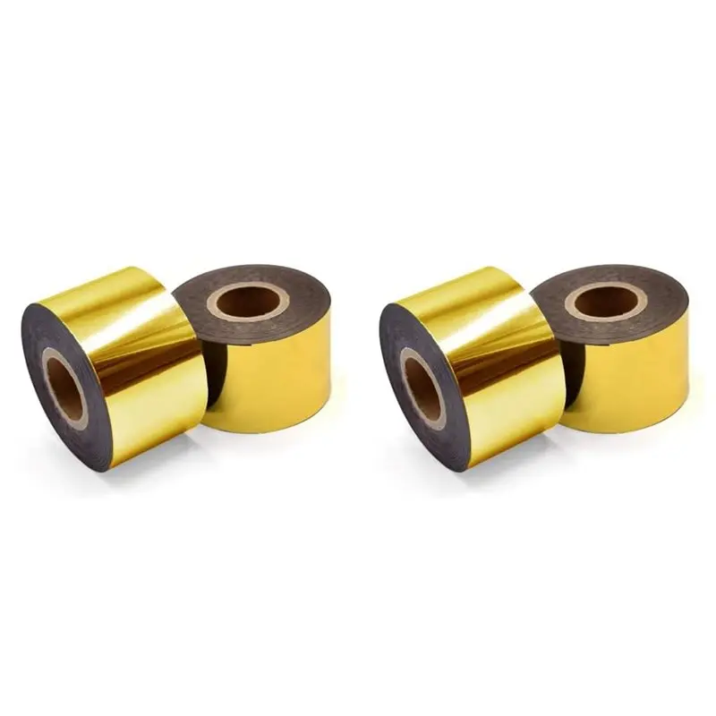 【ELECTRONIC-ACCESSORIES】4X Hot Stamping Foil Paper With 1.5X400ft,Hot Foil Stamping Paper For Leather Bronzing Machine DIY Decor
【ELECTRONIC-ACCESSORIES】4X Hot Stamping Foil Paper With 1.5X400ft,Hot Foil Stamping Paper For Leather Bronzing Machine DIY Decor