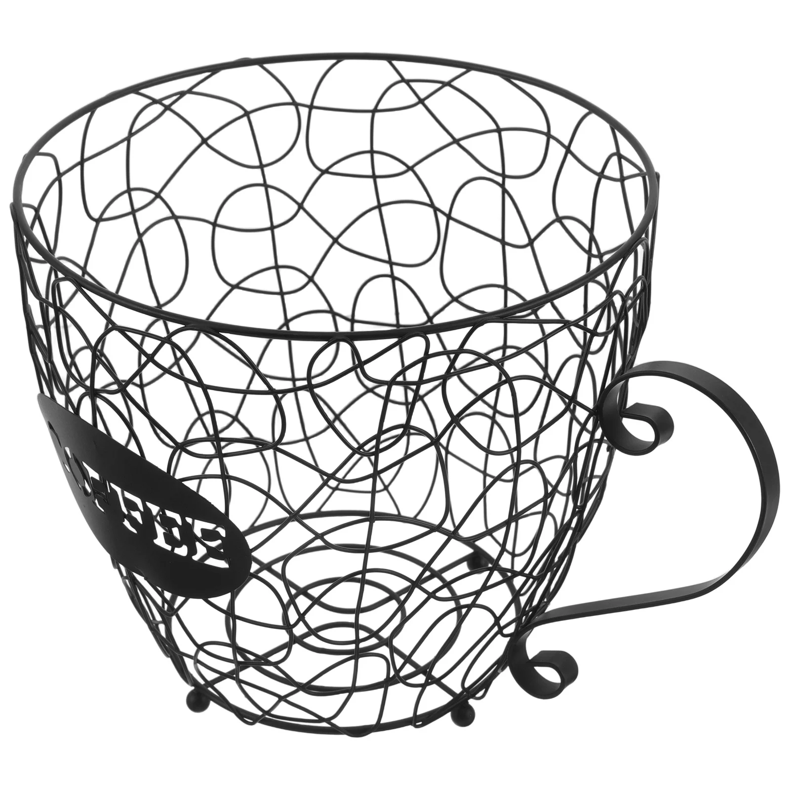 Black Iron Coffee Capsule Storage Basket Espresso Pod Holder Cup Shaped Kitchen Organizer Rack Countertop Fruit Basket Coffee
Black Iron Coffee Capsule Storage Basket Espresso Pod Holder Cup Shaped Kitchen Organizer Rack Countertop Fruit Basket Coffee