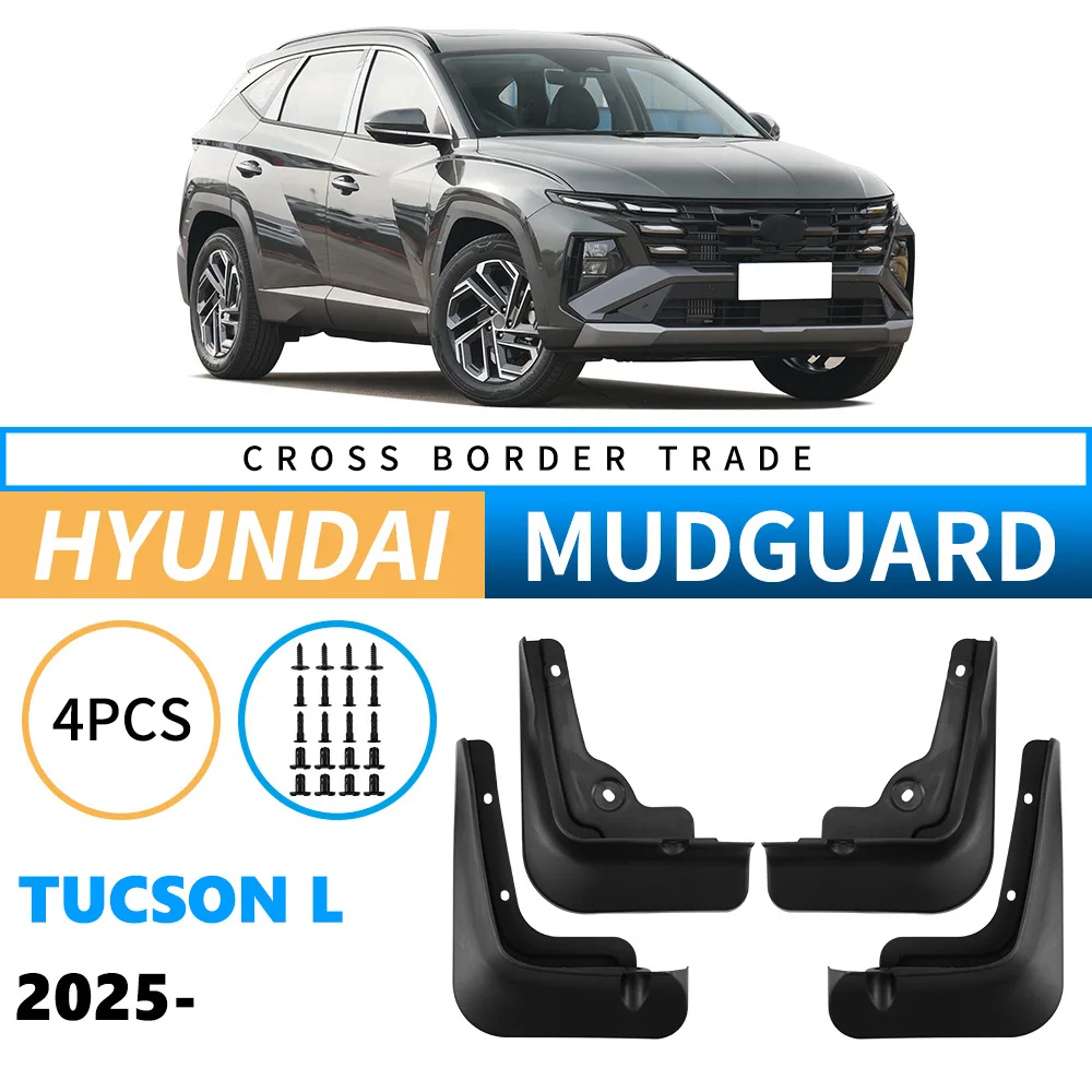 Car Mud Flaps for Hyundai Tucson L 2025 Splash Guards Fender Mudguard High Grade Rubber Material
Car Mud Flaps for Hyundai Tucson L 2025 Splash Guards Fender Mudguard High Grade Rubber Material