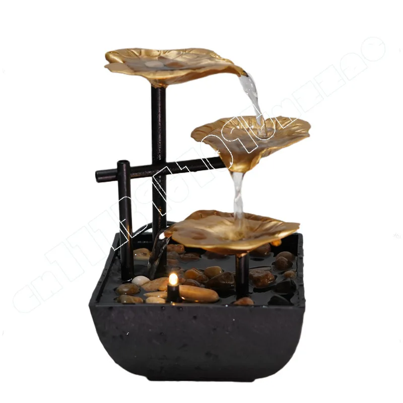 Wrought Iron Flowing Water Ornament Office Desktop Fountain Home Feng Shui Decoration
Wrought Iron Flowing Water Ornament Office Desktop Fountain Home Feng Shui Decoration