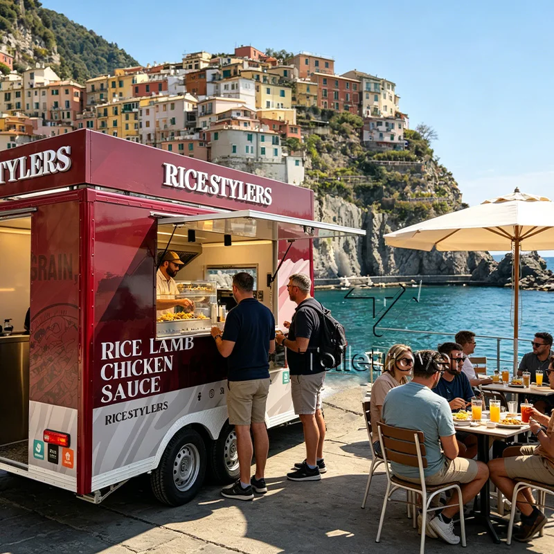High Quality Sweet Snack Curved Mobile Food Trailer Outdoor Mobile Food Truck Trailer Commercial Food Truck with Air Conditioner
High Quality Sweet Snack Curved Mobile Food Trailer Outdoor Mobile Food Truck Trailer Commercial Food Truck with Air Conditioner