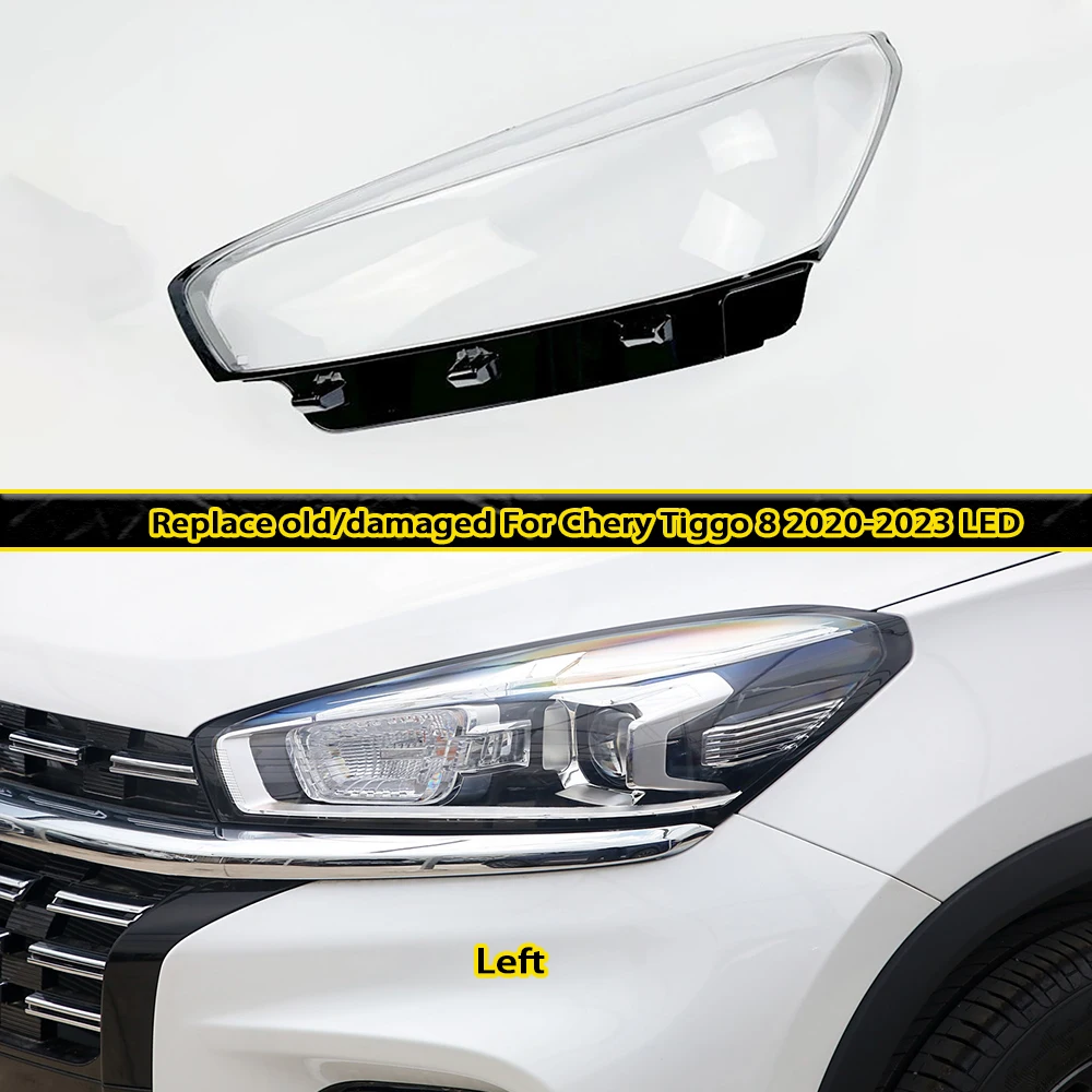 Front Headlight Cover Plexiglass Lampshade Shell Mask for Headlamp Lampshade Replacement For Chery Tiggo 8 2020-2023 LED
Front Headlight Cover Plexiglass Lampshade Shell Mask for Headlamp Lampshade Replacement For Chery Tiggo 8 2020-2023 LED