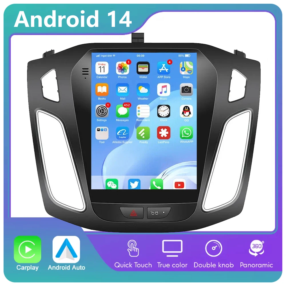 2Din Android 14 Автомобильный стерео радио Мультимедийный видеоплеер для Ford Focus 3 Mk 3 2011 2012-2019 GPS-навигация Carplay 2din стерео
2Din Android 14 Автомобильный стерео радио Мультимедийный видеоплеер для Ford Focus 3 Mk 3 2011 2012-2019 GPS-навигация Carplay 2din стерео