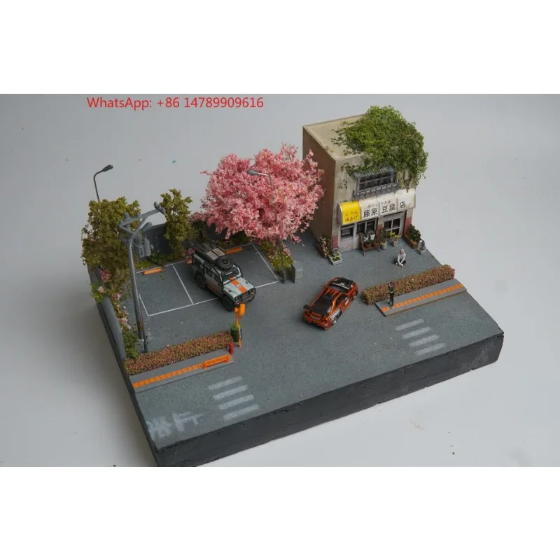1/64 Fujiwara tofu shop scene is small and fine
1/64 Fujiwara tofu shop scene is small and fine