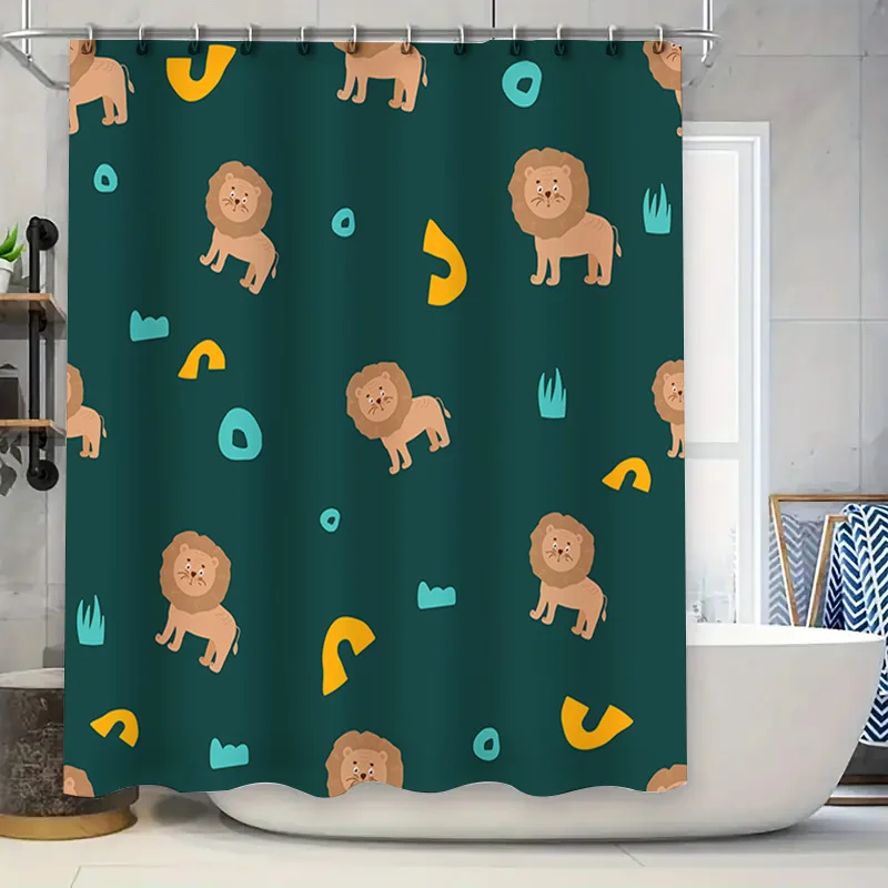 Animal Cartoon Shower Curtain with Bright Colors Perfect for Bathroom Decoration!
Animal Cartoon Shower Curtain with Bright Colors Perfect for Bathroom Decoration!