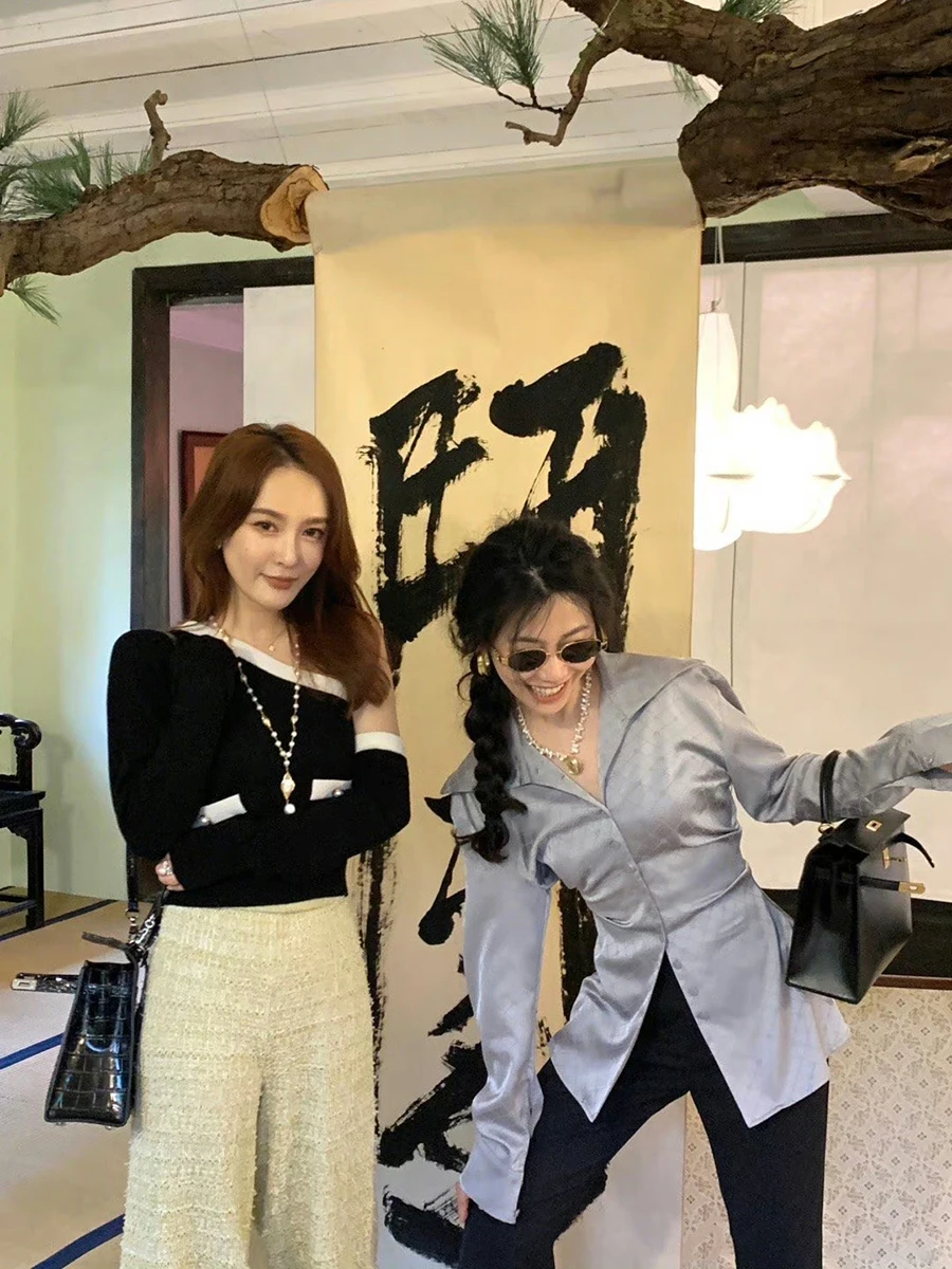 Yum Star Pure Desire Knitted Sweater High Waist Slim Fit Bla Outerwear Women's Faion Spring 2023 Warm Commute Sle
Yum Star Pure Desire Knitted Sweater High Waist Slim Fit Bla Outerwear Women's Faion Spring 2023 Warm Commute Sle