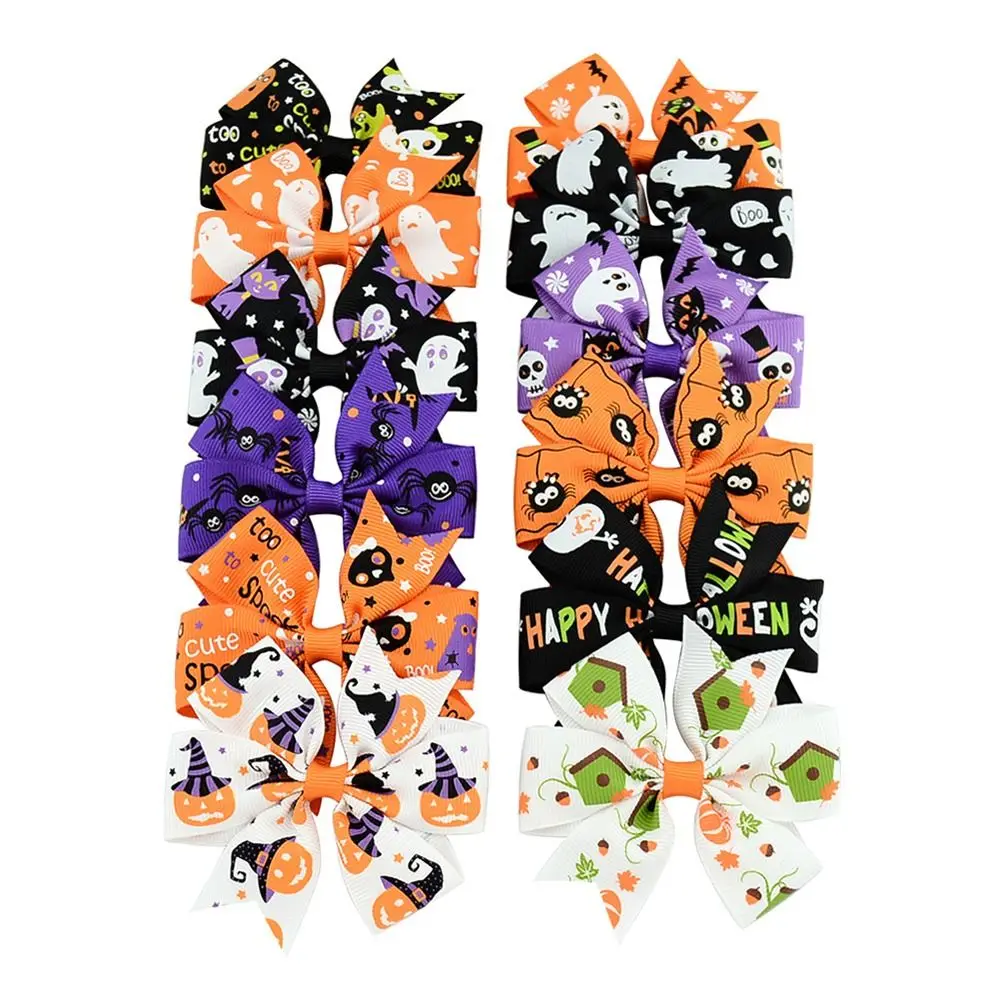 Funny Skeleton Halloween Bow Hair Clip Pumpkin Spider Pumpkin Hairpin Duckbill Hairpin Skull Bat Duckbill Clip Female/Children
Funny Skeleton Halloween Bow Hair Clip Pumpkin Spider Pumpkin Hairpin Duckbill Hairpin Skull Bat Duckbill Clip Female/Children