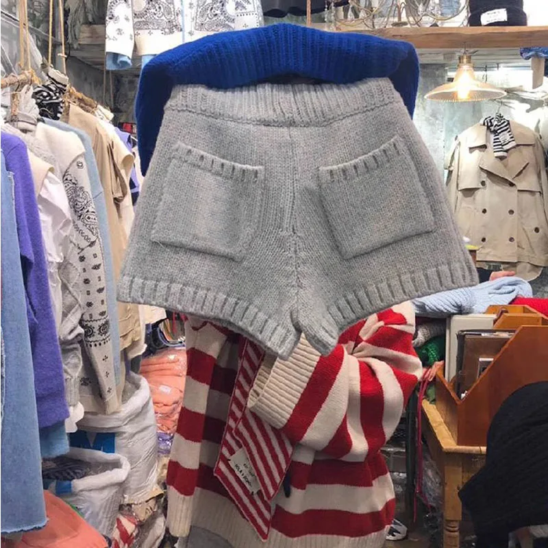 Spring 2026 Korean Sle Knitted ort Pants Loose Casual Wide Leg High Waist Elastic Bot Ladies Casual Trousers
Spring 2026 Korean Sle Knitted ort Pants Loose Casual Wide Leg High Waist Elastic Bot Ladies Casual Trousers