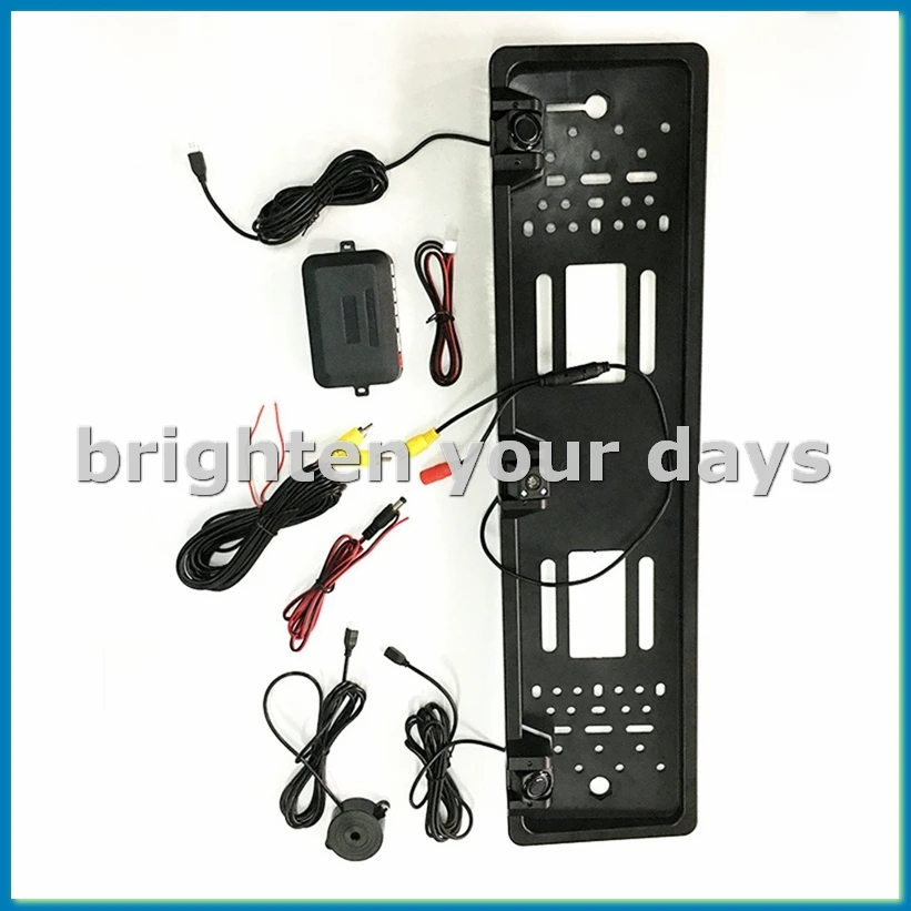 12V 4 LED Car Rear View Camera with Radar Sensor for Parking European License Plate Holder Frame Universal Accessories-AC17
12V 4 LED Car Rear View Camera with Radar Sensor for Parking European License Plate Holder Frame Universal Accessories-AC17