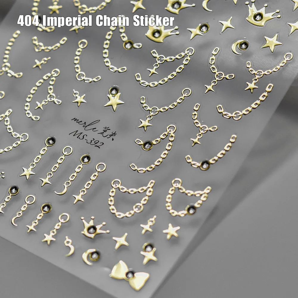 -Imperial Chain- Crystal Gemstone Stickers Trendy French Style Necklace Style Chrome Nail Decals UV Gel Tip Adhesive Sticker 404
-Imperial Chain- Crystal Gemstone Stickers Trendy French Style Necklace Style Chrome Nail Decals UV Gel Tip Adhesive Sticker 404