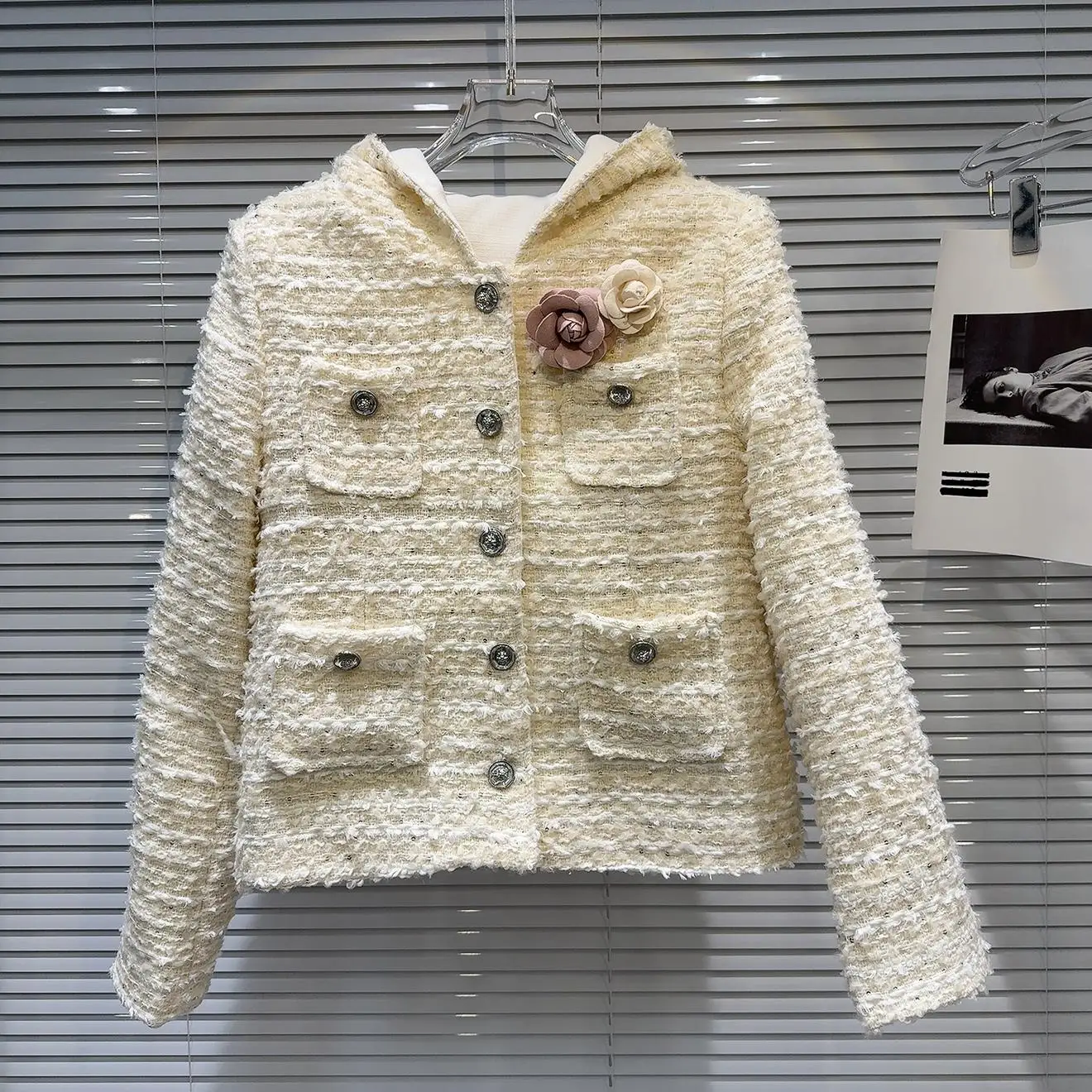 Восточная брошь с чайной розой, чайная твидовая ор Jaet Top Small Fraance Sle Straight Cut Long Sve Pure Color Spring... 
Восточная брошь с чайной розой, чайная твидовая ор Jaet Top Small Fraance Sle Straight Cut Long Sve Pure Color Spring...