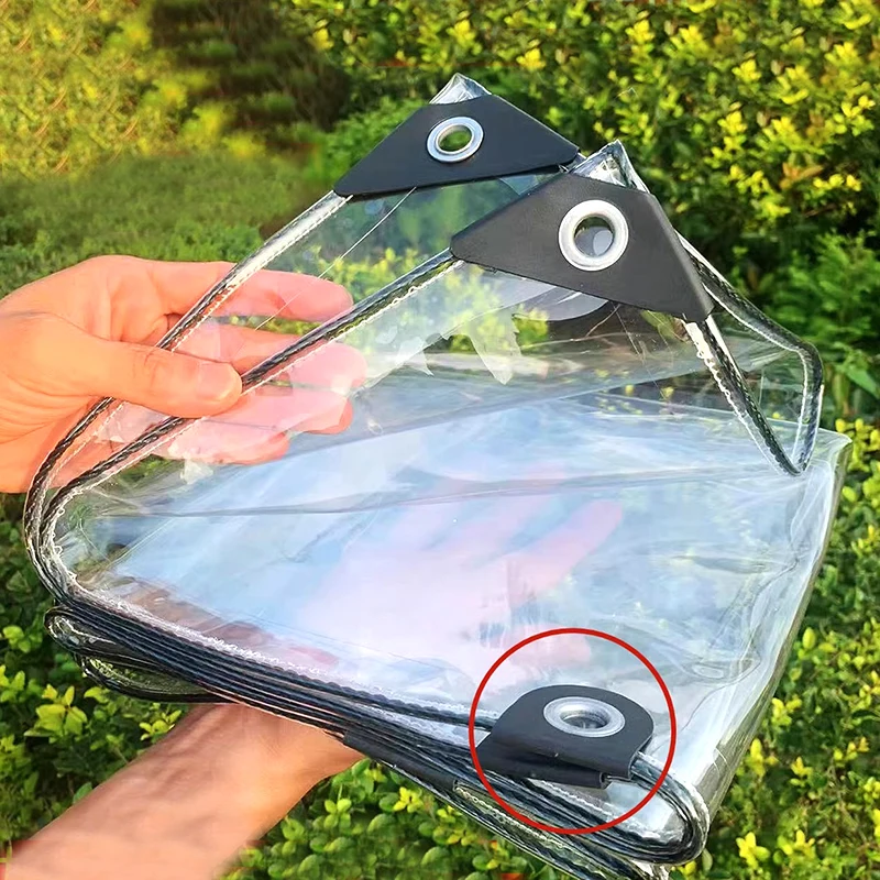 Transparent PVC Tarpaulin with Upgrade Eyelets Garden Succulent Plants Rain Cover Outdoor Pergola Clear Tent Rainproof Cloth
Transparent PVC Tarpaulin with Upgrade Eyelets Garden Succulent Plants Rain Cover Outdoor Pergola Clear Tent Rainproof Cloth