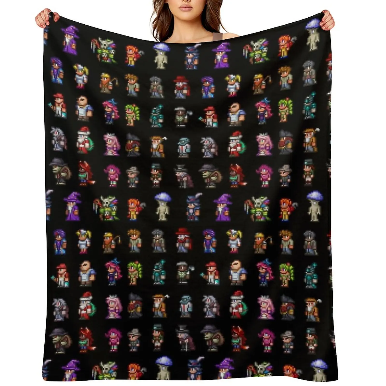 Terraria NPCs Throw Blanket warm for winter blankets and throws Flannel Plush Blankets
Terraria NPCs Throw Blanket warm for winter blankets and throws Flannel Plush Blankets