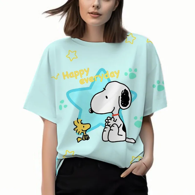 Женские футболки Snoopy, женская футболка большого размера, популярная корейская одежда, женские топы с графическим рисунком, новые женские футболки с короткими рукавами Y2k Disney
Женские футболки Snoopy, женская футболка большого размера, популярная корейская одежда, женские топы с графическим рисунком, новые женские футболки с короткими рукавами Y2k Disney