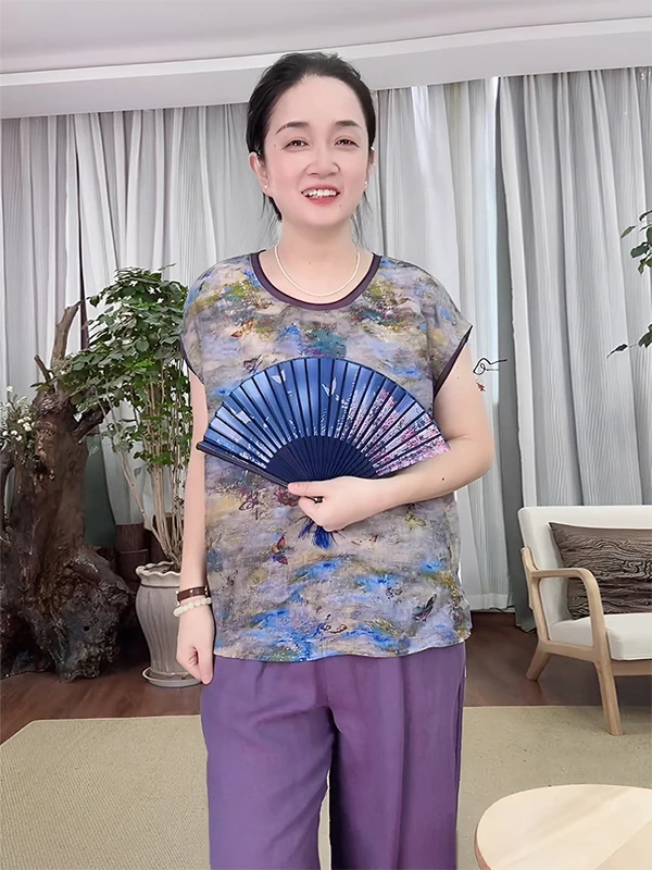 Женская свободная блузка Mona с принтом в стиле масляной живописи, летняя коллекция 2026, из комфортного льняного материала, с круглым вырезом, дизайн Pa...
Женская свободная блузка Mona с принтом в стиле масляной живописи, летняя коллекция 2026, из комфортного льняного материала, с круглым вырезом, дизайн Pa...