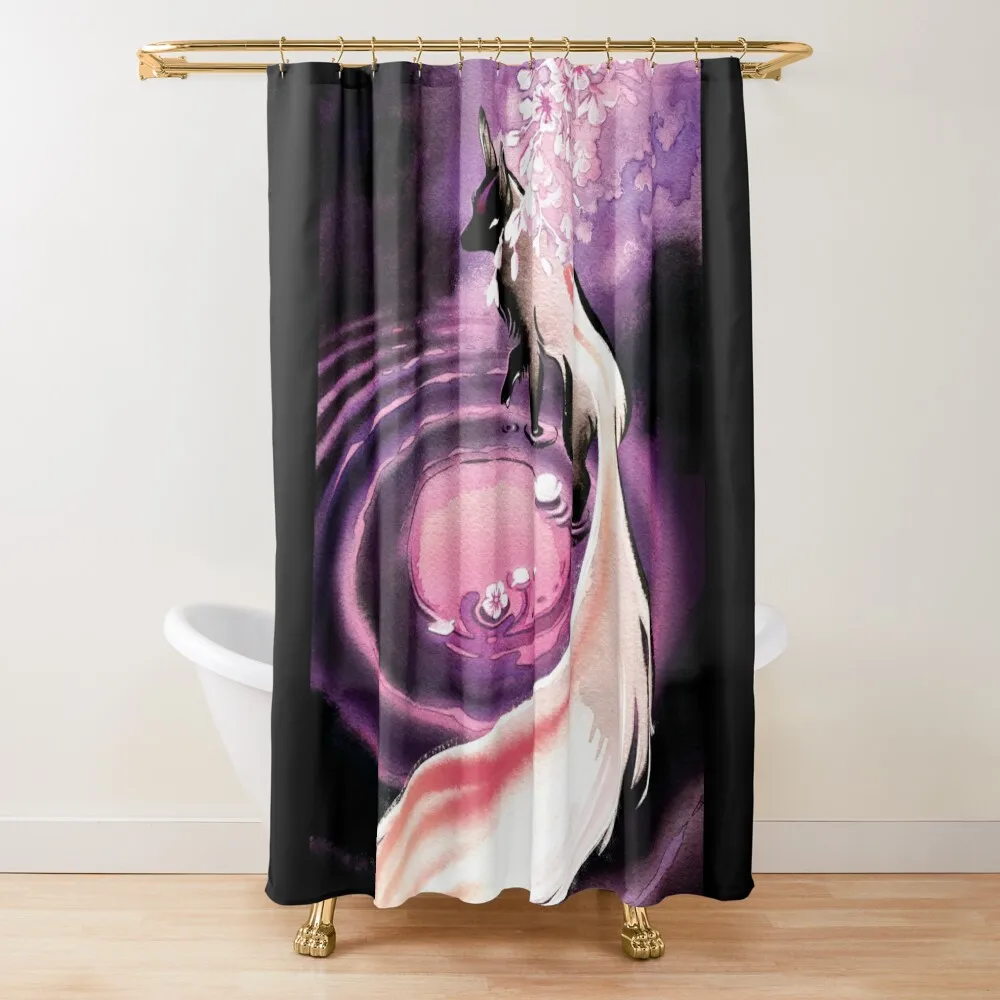 Rose Moon Sakura Blossom Fox Shower Curtain Anti-Mold Waterproof Shower Bathroom And Shower Bathroom Fabric Curtain
Rose Moon Sakura Blossom Fox Shower Curtain Anti-Mold Waterproof Shower Bathroom And Shower Bathroom Fabric Curtain