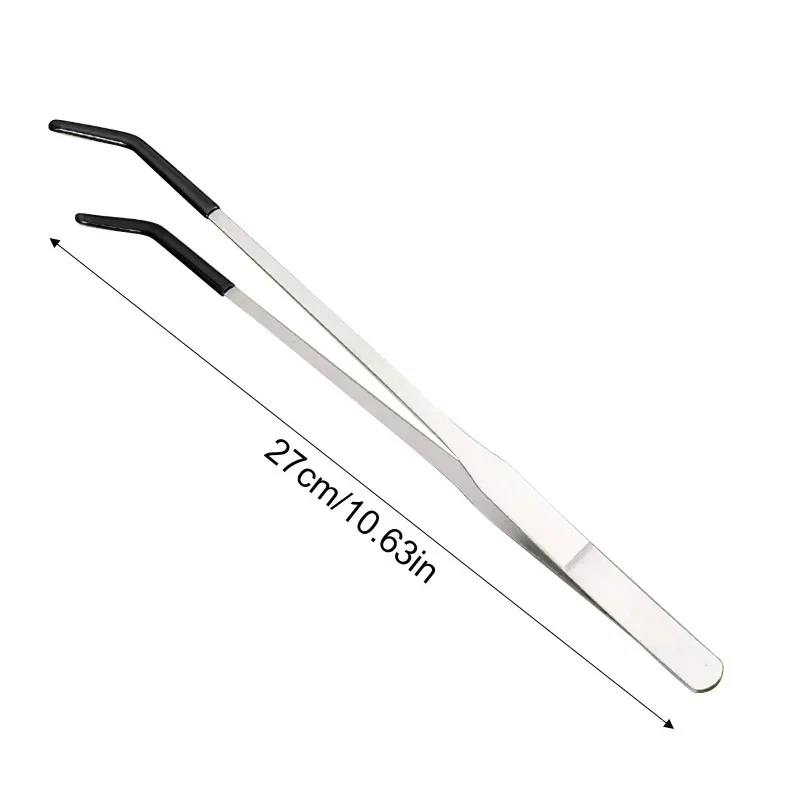 2pcs Bent Tip Tweezers For Crafts Stainless Steel Straight And Curved Nippers Tweezers Feeding Tongs For Reptile Lizards Spider
2pcs Bent Tip Tweezers For Crafts Stainless Steel Straight And Curved Nippers Tweezers Feeding Tongs For Reptile Lizards Spider
