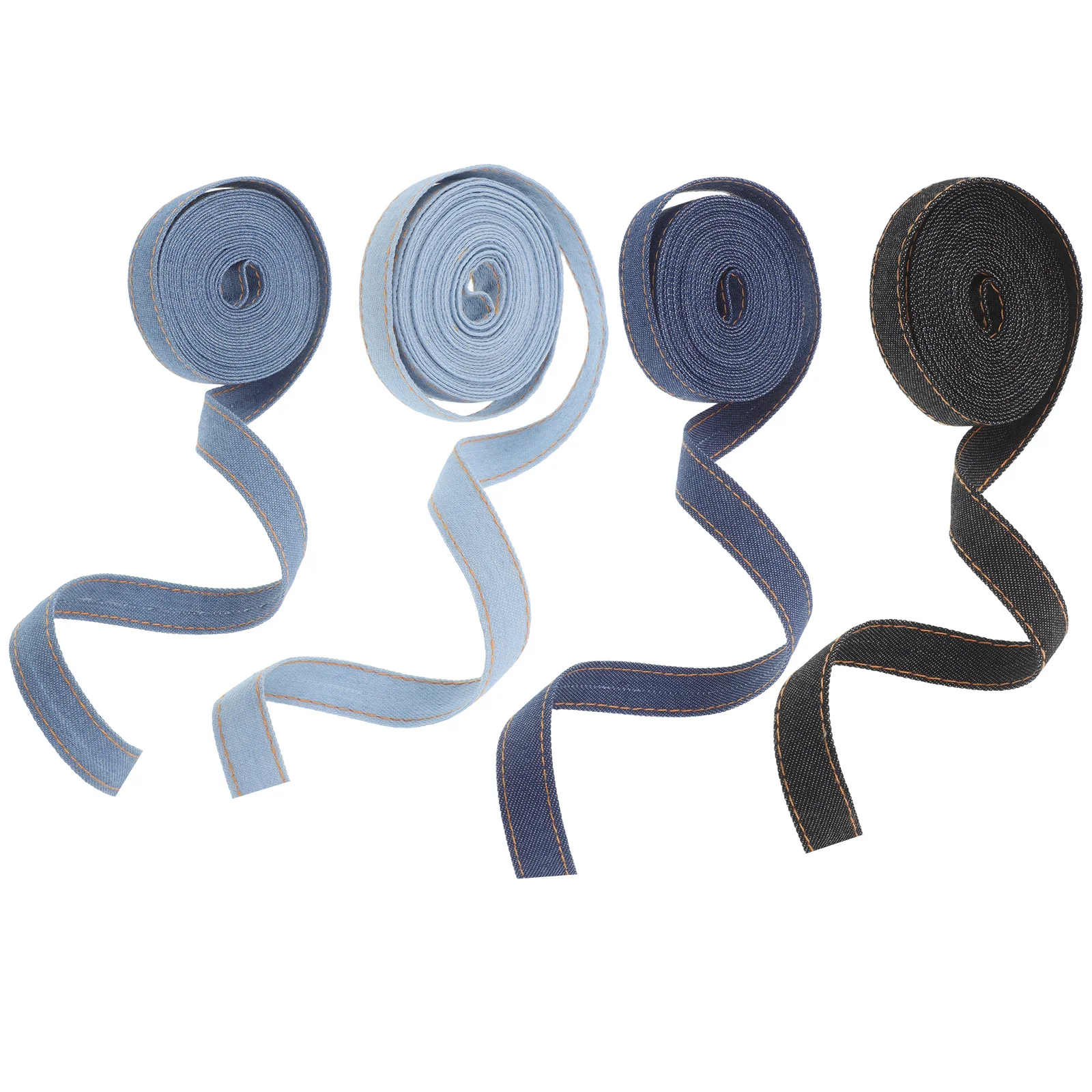 4 Rolls Denim Ribbon Set Sturdy Jean Fabric Trim DIY Craft Material Hair Sewing Wedding Decoration Ribbon Denim Fabric Ribbons
4 Rolls Denim Ribbon Set Sturdy Jean Fabric Trim DIY Craft Material Hair Sewing Wedding Decoration Ribbon Denim Fabric Ribbons