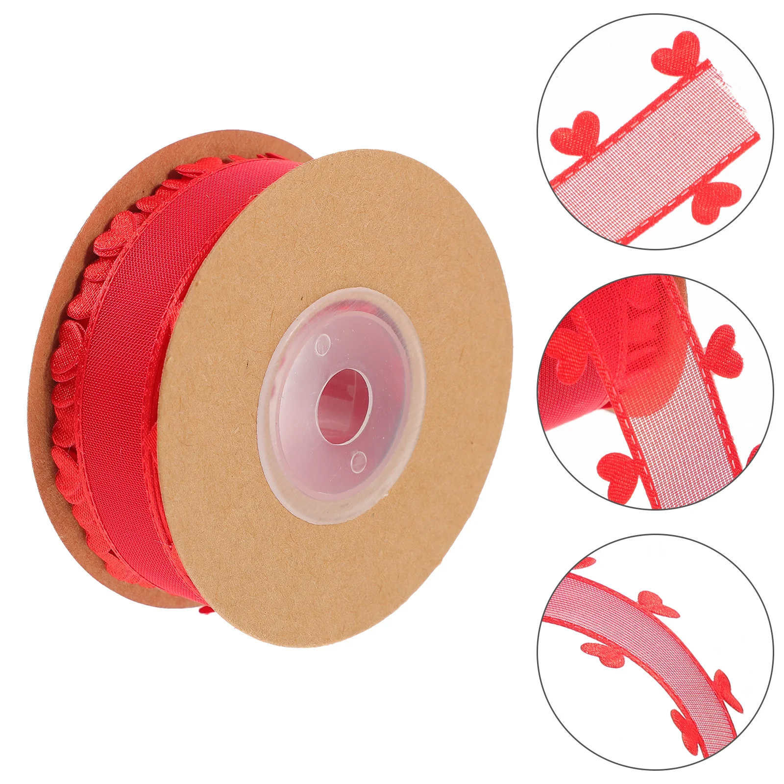 1 Roll Cuttable Present Craft Heart Pattern Wrapping Ribbon For Gift Decoration Festival Crafts Bow Making Wear-Resistant Fabric
1 Roll Cuttable Present Craft Heart Pattern Wrapping Ribbon For Gift Decoration Festival Crafts Bow Making Wear-Resistant Fabric