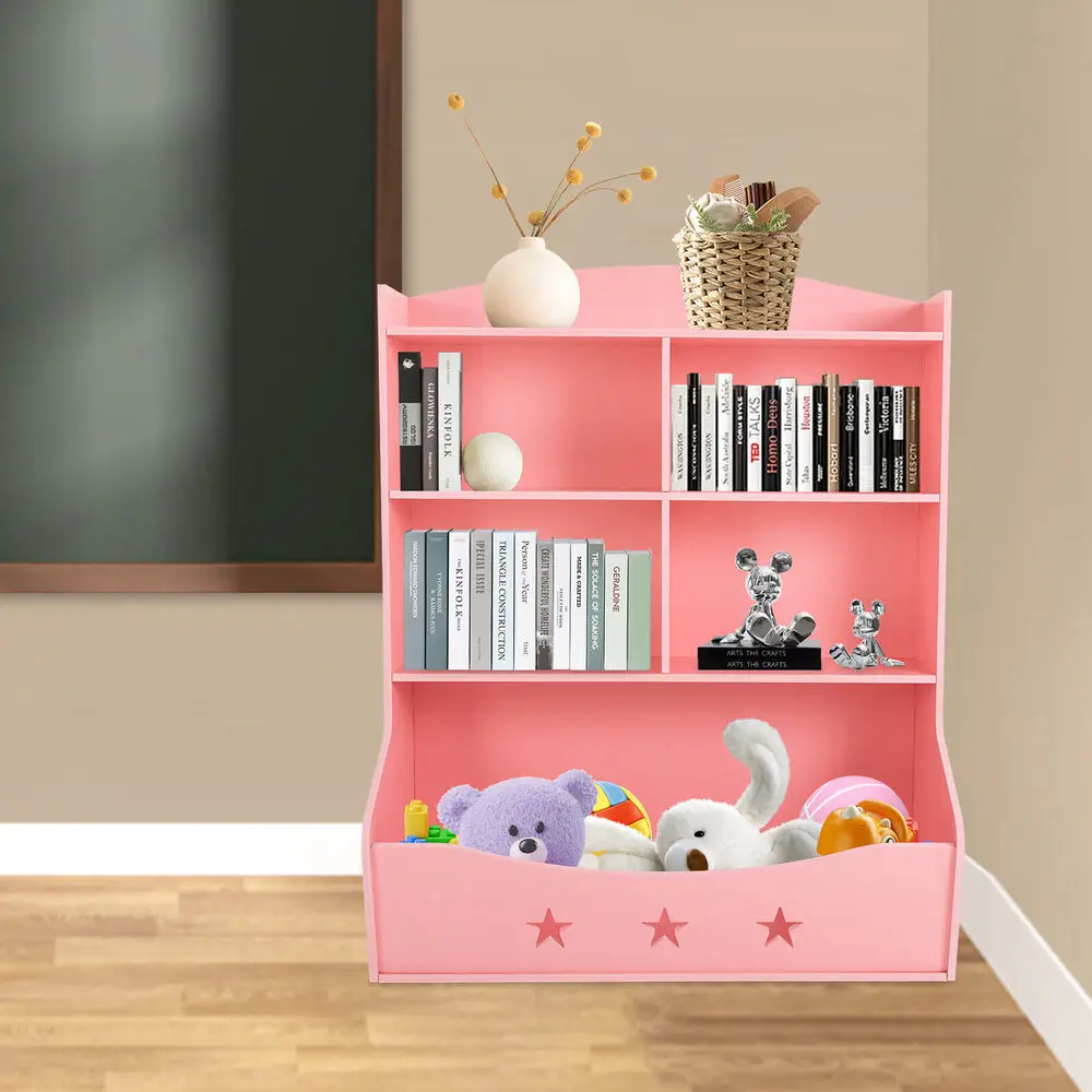 Kids Toy Storage Organizer, Kids Bookshelf, 3 Tier Children Bookcase and Bookshe Pink
Kids Toy Storage Organizer, Kids Bookshelf, 3 Tier Children Bookcase and Bookshe Pink