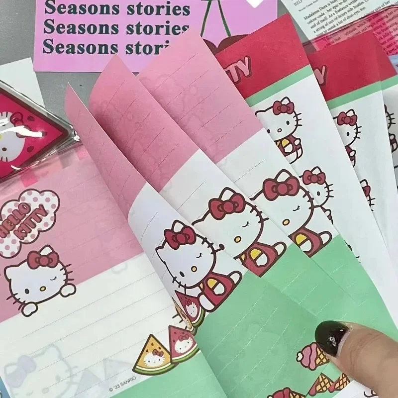 Hello Kitty Anime Kawaii Sanrio Loosebook Stationery Cute Cartoon Children Ins School Diary Notebook Lovely Gifts for Kids
Hello Kitty Anime Kawaii Sanrio Loosebook Stationery Cute Cartoon Children Ins School Diary Notebook Lovely Gifts for Kids