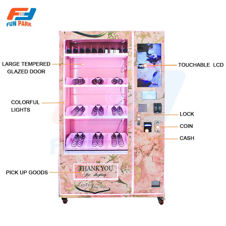 Beauty LED Light Touch Screen Latest Trend Beauty Lashes Hair Lipstick Vending Machine
Beauty LED Light Touch Screen Latest Trend Beauty Lashes Hair Lipstick Vending Machine