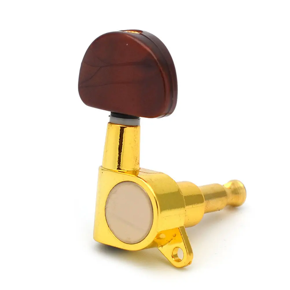 6Pcs Guitar Machine Heads Tuning Pegs Oval Replacement for Electric Wooden Guitar Right Gold High Endurance Tuning Keys
6Pcs Guitar Machine Heads Tuning Pegs Oval Replacement for Electric Wooden Guitar Right Gold High Endurance Tuning Keys