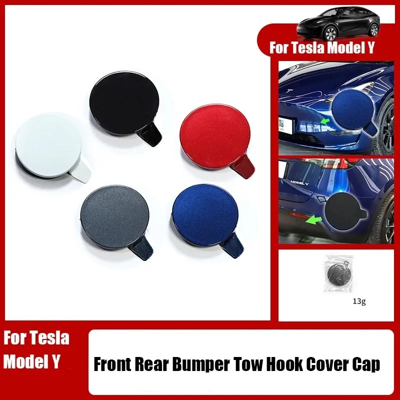 1pcs for Tesla Model Y Front Rear Bumper Tow Hook Cover Cap Car Styling Modification Accessories
1pcs for Tesla Model Y Front Rear Bumper Tow Hook Cover Cap Car Styling Modification Accessories