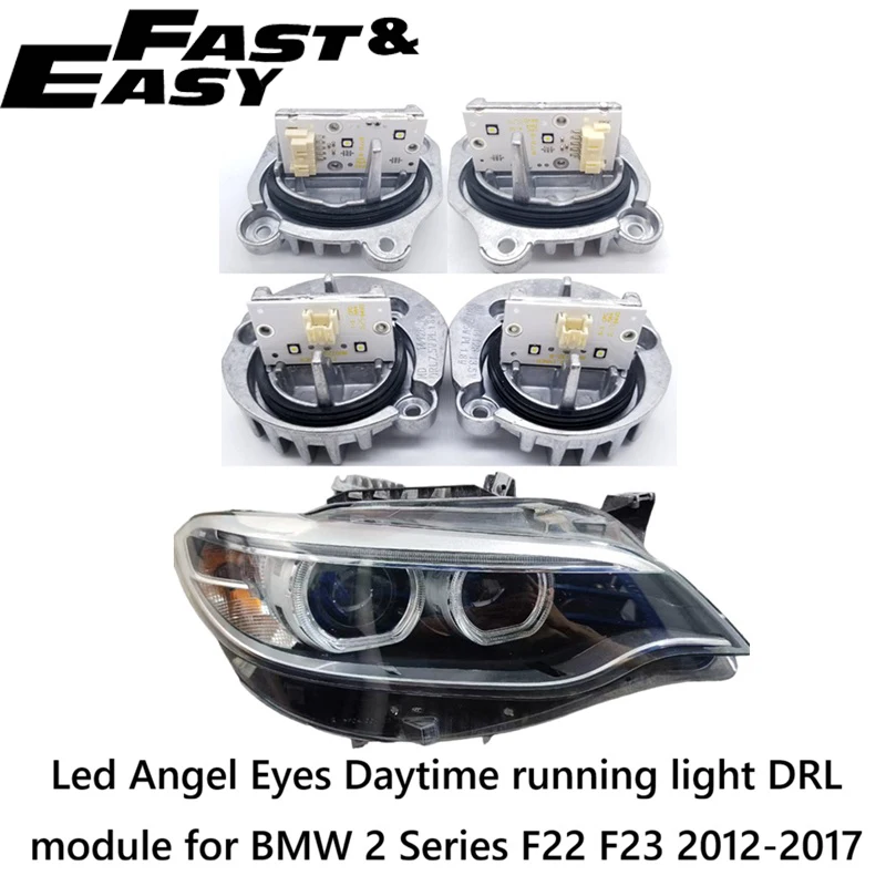 Новый модуль светодиодных дневных ходовых огней (DRL) Angel Eyes 63117388923 63117388924 для BMW 2 серии F22 F23 2012-2017 годов выпуска.
Новый модуль светодиодных дневных ходовых огней (DRL) Angel Eyes 63117388923 63117388924 для BMW 2 серии F22 F23 2012-2017 годов выпуска.