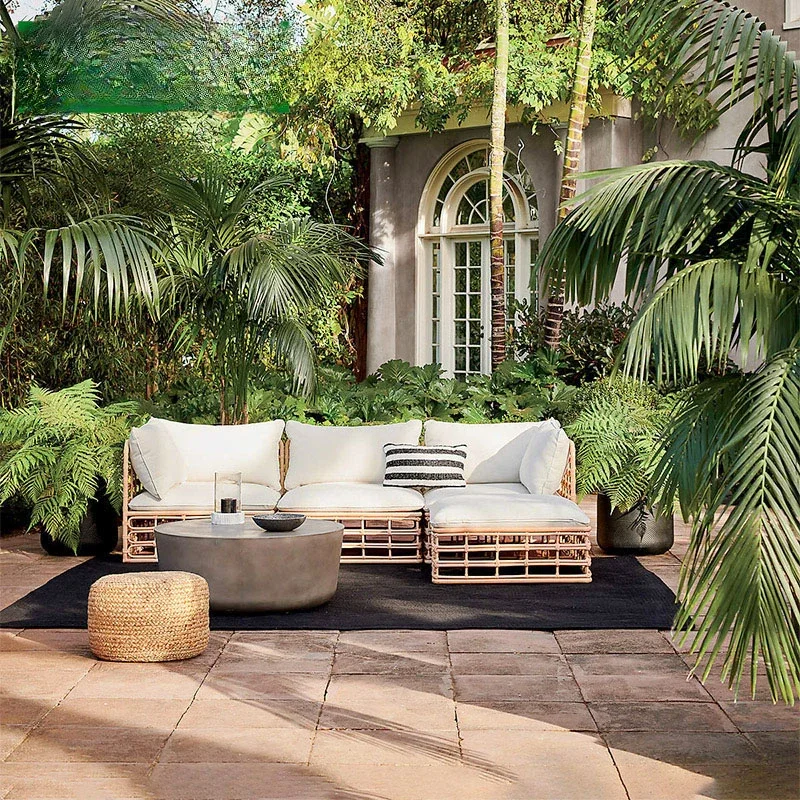 Outdoor rattan sofa courtyard terrace balcony leisure open-air garden B & B living room waterproof outdoor bamboo sofa
Outdoor rattan sofa courtyard terrace balcony leisure open-air garden B & B living room waterproof outdoor bamboo sofa