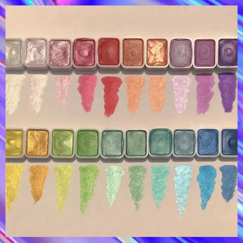 3X 20 Colors Watercolor Painting Set, Metallic Watercolor Paint Set, Glitter Watercolour Solid Paint Box,(1ML-A)
3X 20 Colors Watercolor Painting Set, Metallic Watercolor Paint Set, Glitter Watercolour Solid Paint Box,(1ML-A)