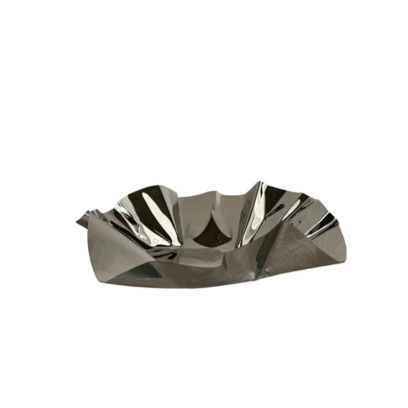 High-grade light luxury stainless steel mirror irregular wrinkled creative fruit storage plate fruit plate household living room
High-grade light luxury stainless steel mirror irregular wrinkled creative fruit storage plate fruit plate household living room
