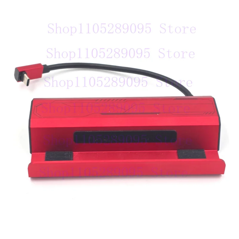 FOR JSAUX Docking Station Deck USB -C 6-in-1 Multifunction Adapter Model HB0603 Red