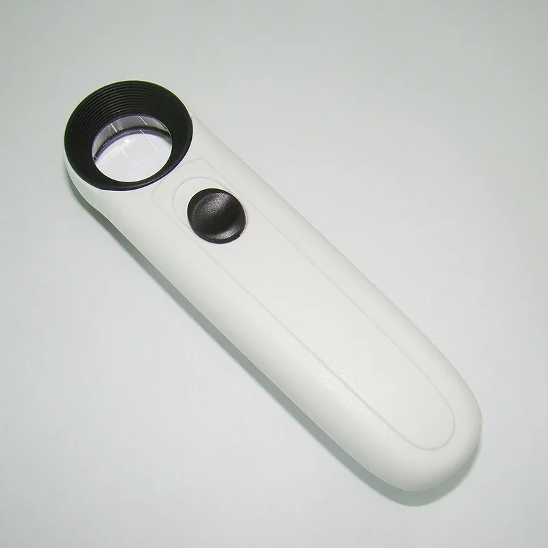 40X Handheld Magnifier With 2LED Identification Jewelry Diamond Jade Mirror HD Magnifying Glass with Light Helping Hands Loupe
40X Handheld Magnifier With 2LED Identification Jewelry Diamond Jade Mirror HD Magnifying Glass with Light Helping Hands Loupe