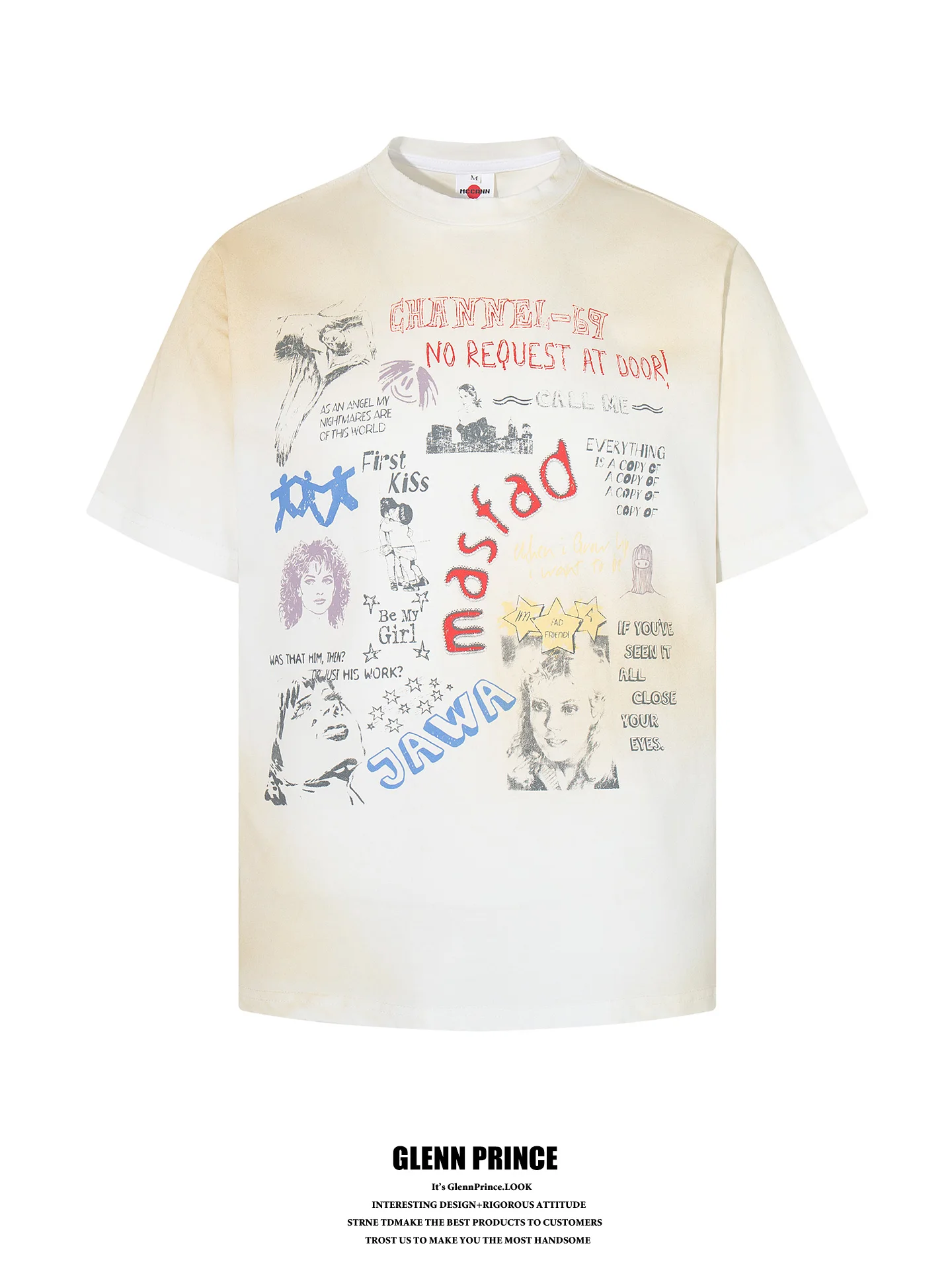GPstudio American Retro Graffiti Washed Short Sleeve T-Shirt Men's Streetwear Vintage Top Breathable Cotton Youth Fashion
GPstudio American Retro Graffiti Washed Short Sleeve T-Shirt Men's Streetwear Vintage Top Breathable Cotton Youth Fashion