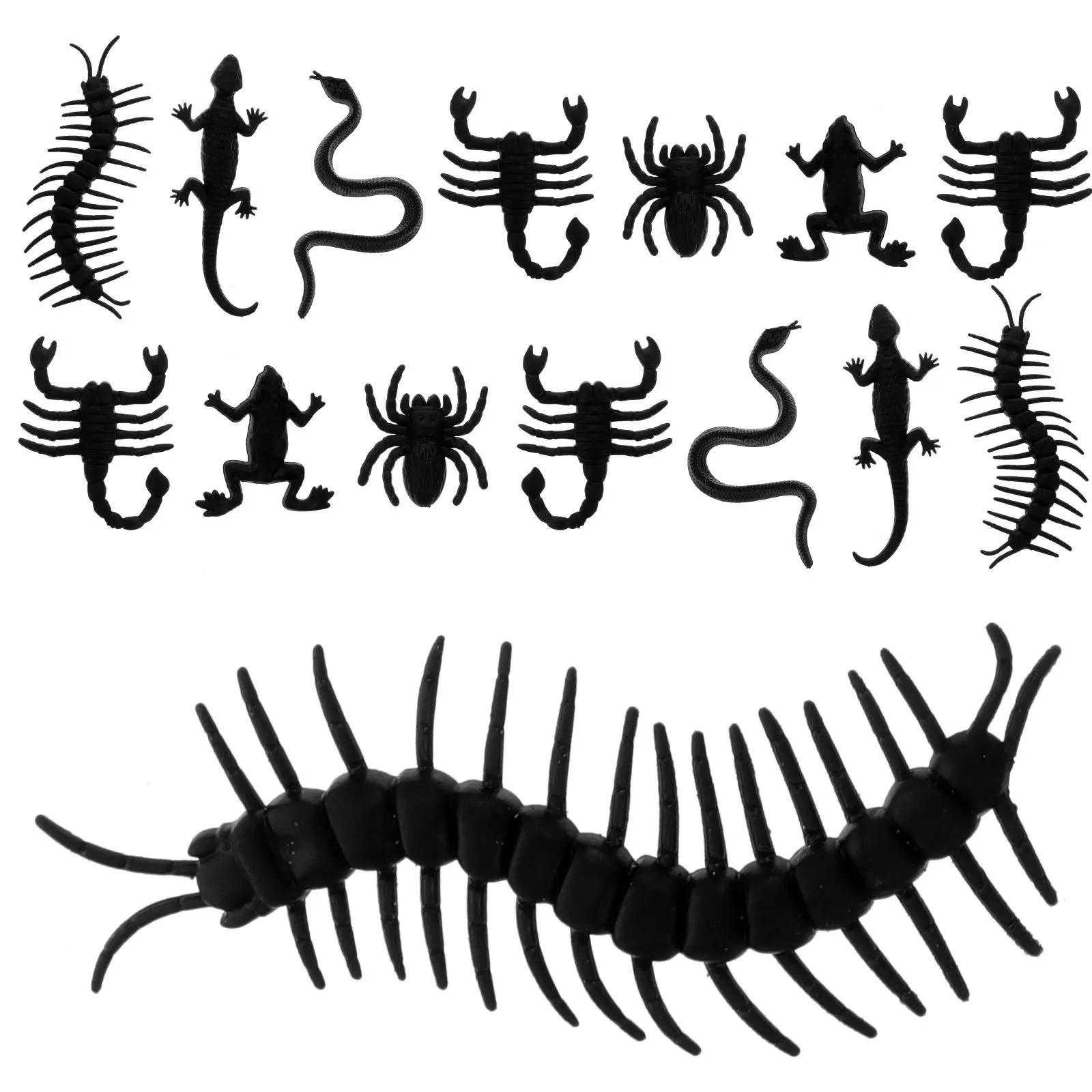 20 Pcs Prank Spider Realistic Fake Model Models Black Reptile Figures Simulation Lizards
20 Pcs Prank Spider Realistic Fake Model Models Black Reptile Figures Simulation Lizards