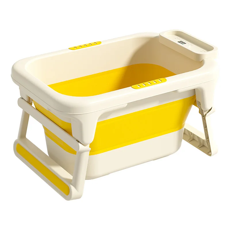 New Baby Smart Sensing Bath Bucket Double Layer Extra Thick Newborn Foldable Touch Screen Temperature Sensing Bath Bucket
New Baby Smart Sensing Bath Bucket Double Layer Extra Thick Newborn Foldable Touch Screen Temperature Sensing Bath Bucket