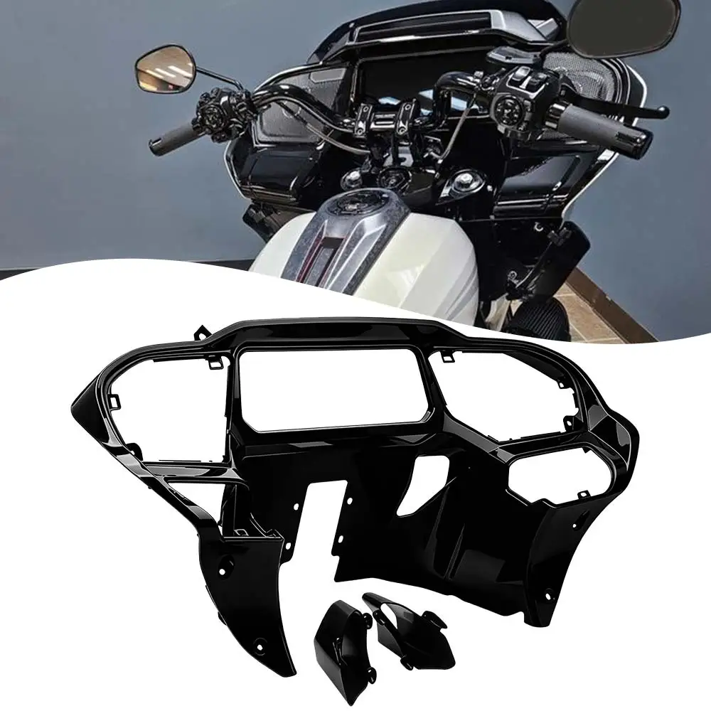 Front Inner Fairing Kits For Harley Touring Road Glide FLTRX CVO ST FLTRXSTSE 24-26 SE FLTRXSE 23-25 Motorcycle ABS Gloss Black
Front Inner Fairing Kits For Harley Touring Road Glide FLTRX CVO ST FLTRXSTSE 24-26 SE FLTRXSE 23-25 Motorcycle ABS Gloss Black