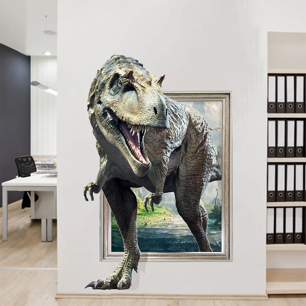 3D Dinosaur Broken Wall Stickers For Kids Boy Room Home Decoration Self-adhesive Mural Art Decals For Living Room Wallpaper
3D Dinosaur Broken Wall Stickers For Kids Boy Room Home Decoration Self-adhesive Mural Art Decals For Living Room Wallpaper