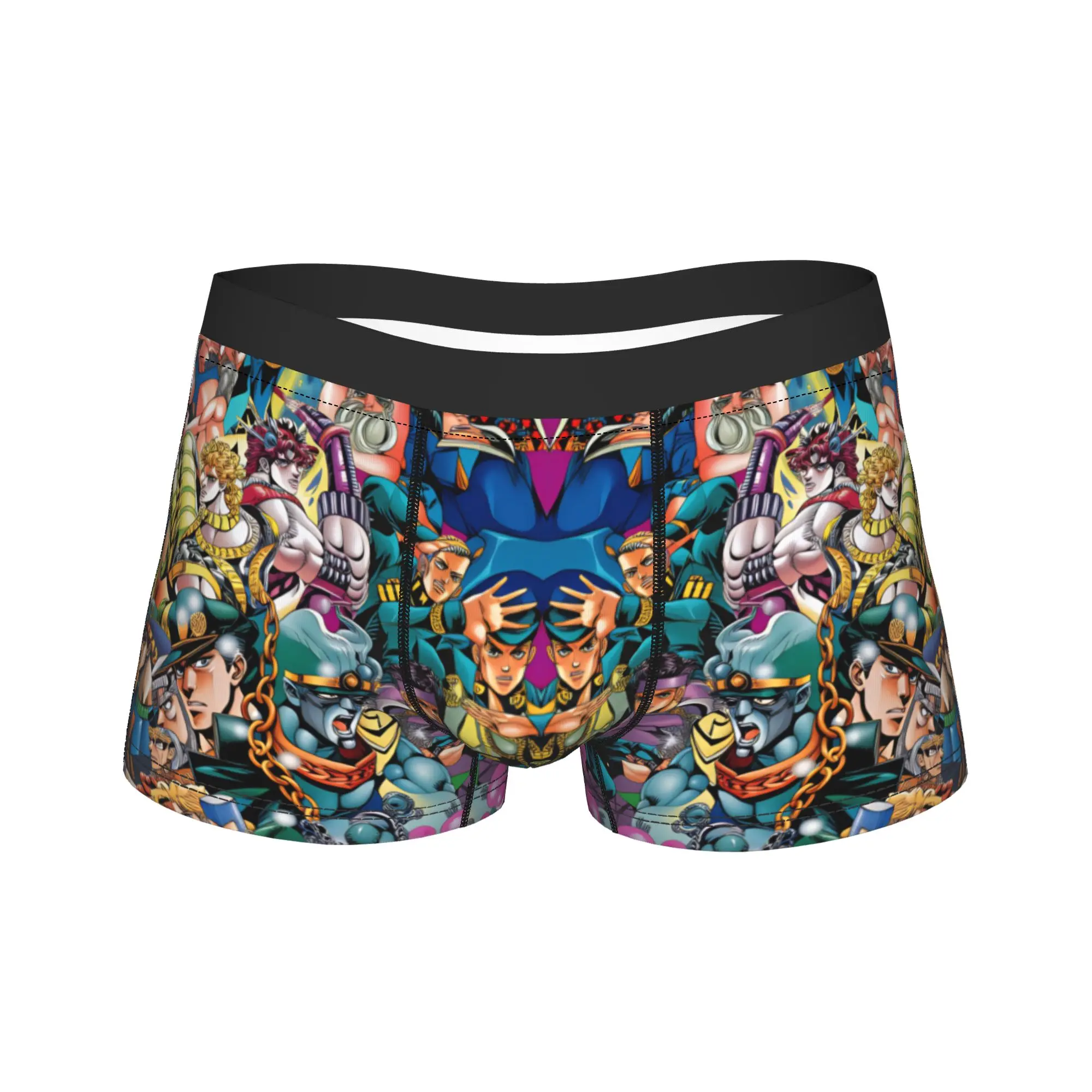 JoJos Bizarre Adventure Underwear Sexy Soft Underpants Print Shorts Briefs For Male 3D Pouch Plus Size Boxershorts
JoJos Bizarre Adventure Underwear Sexy Soft Underpants Print Shorts Briefs For Male 3D Pouch Plus Size Boxershorts