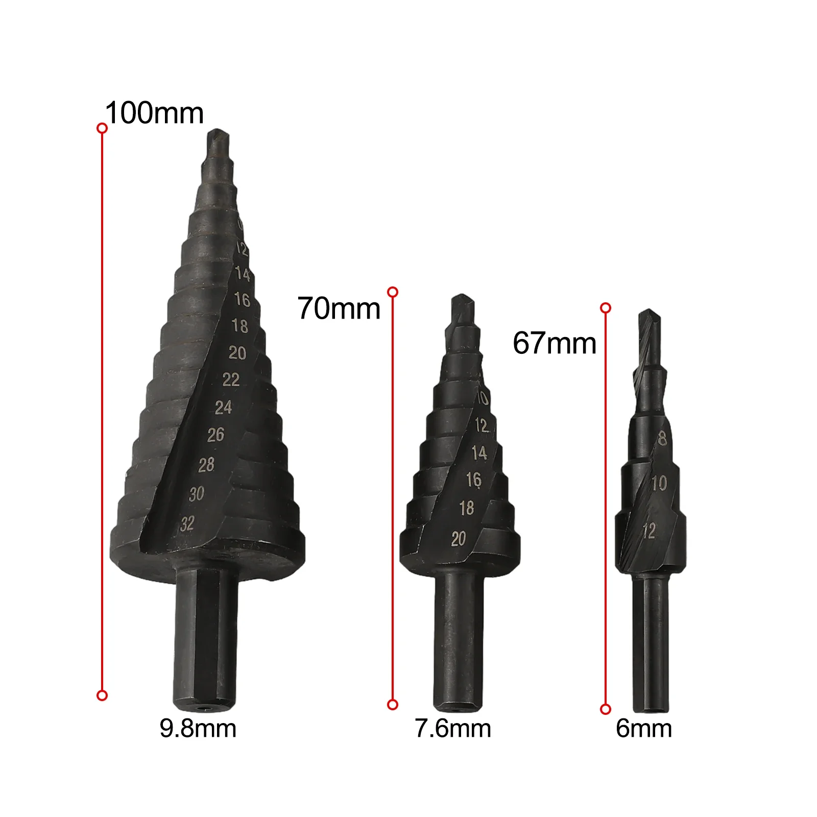 Spiral Black Drill Service Life Step Structure Thin Iron Thin Steel Board Water Cooling Aluminum Alloy Aluminum Alloy
Spiral Black Drill Service Life Step Structure Thin Iron Thin Steel Board Water Cooling Aluminum Alloy Aluminum Alloy