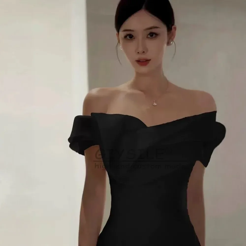 Black One-shoulder Satin GIYSILE Customized 2026 Banquet Annual Birthday Temperament Fishtail Evening Formal Dress Women Elegant
Black One-shoulder Satin GIYSILE Customized 2026 Banquet Annual Birthday Temperament Fishtail Evening Formal Dress Women Elegant